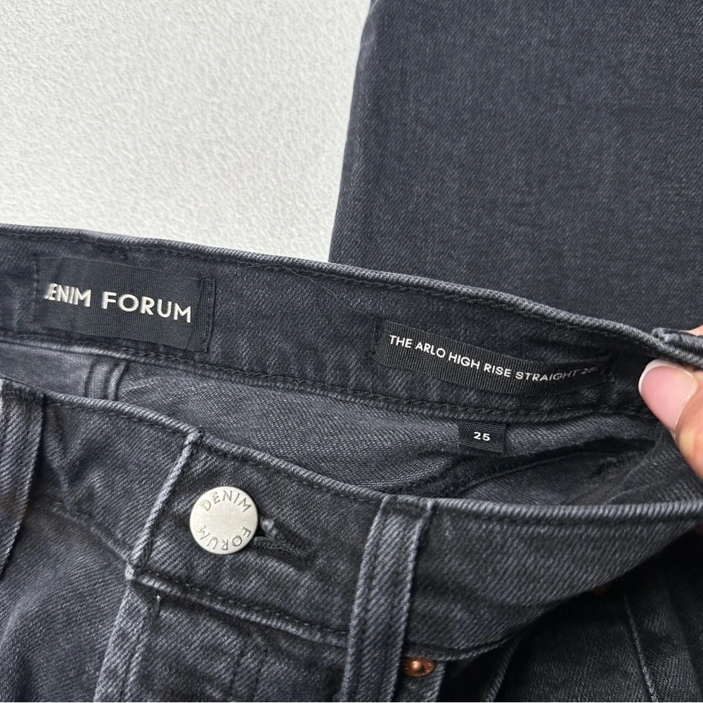Denim Forum Arlo High Rise Straight 28L - Picture 8 of 11